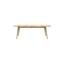 PLAYdinner Lamé spisebord med udtræk inkl. 1 tillægsplade, naturolieret eg, Bruunmunch Furniture