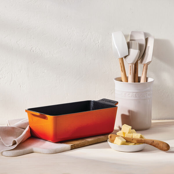 Br&oslash;dform 23 cm, flame, Le Creuset