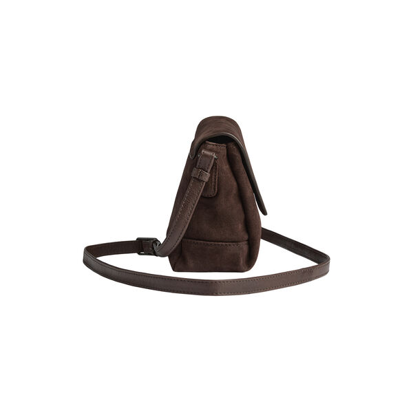 JulesMBG Crossbody Bag Suede, dark brown, Markberg