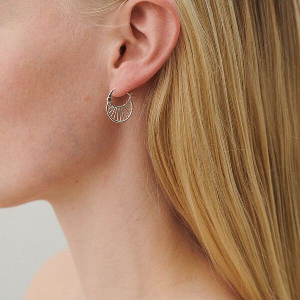 Small Daylight &oslash;reringe, s&oslash;lv, Pernille Corydon Jewellery