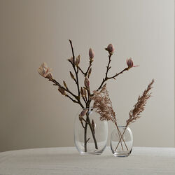 Vase glas, klar, Piet Hein