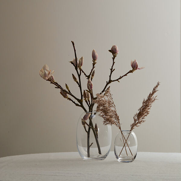 Vase glas, klar, Piet Hein