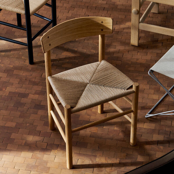 J39 Mogensen stol, s&aelig;bebehandlet eg/natur, FredericiaFurniture