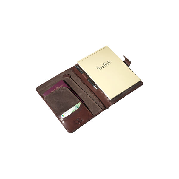 A5 Folder, dark brown, Tony Perotti