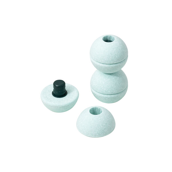 3 x skumbolde, ocean mint/forest green, MODU