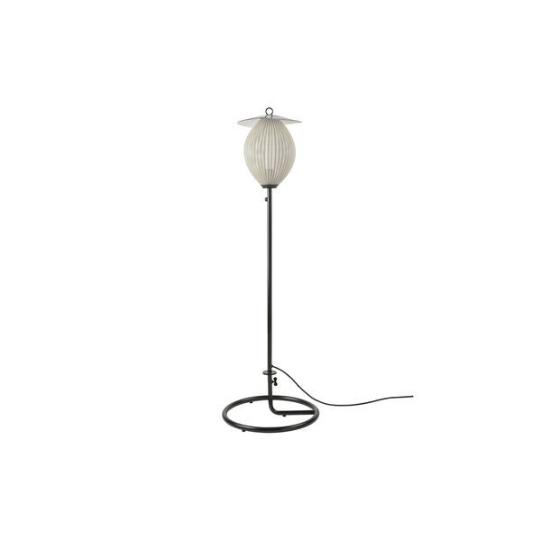 Satellite Outdoor Floor Lamp, cream white semi matt, GUBI