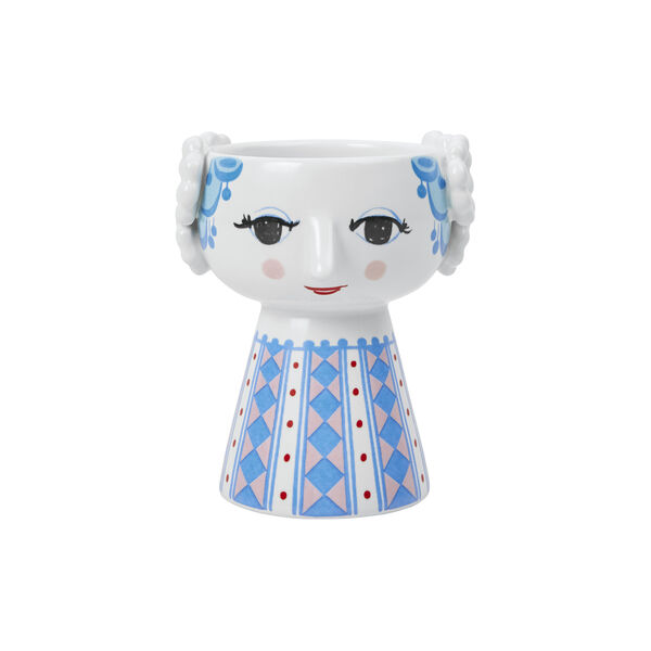 Eva lysestage, blå, Bjørn Wiinblad