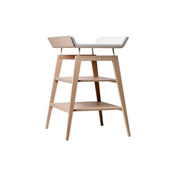 Leander Linea&trade; puslebord med skumhynde, beech, Leander