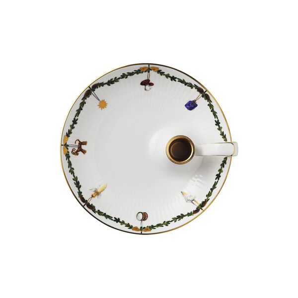 Stjerne Riflet Jul lysestage, Royal Copenhagen