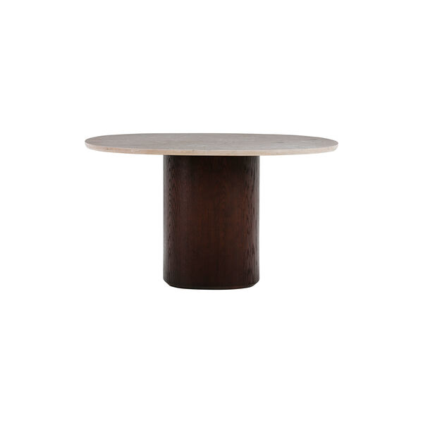 Ovata spisebord, Jura Grey limestone/dark brown oak, Wendelbo