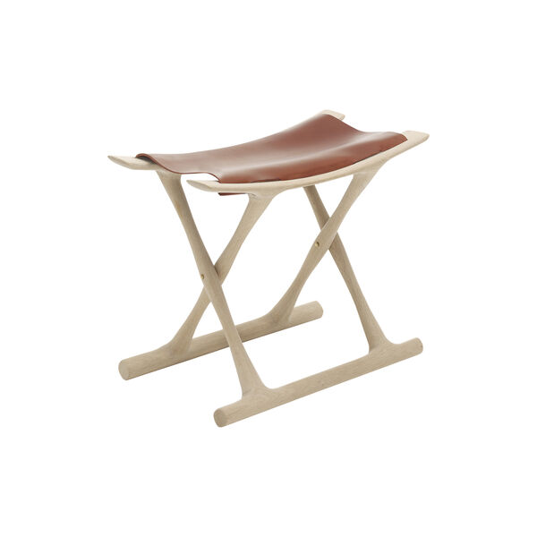 OW2000 &AElig;gyptisk foldestol, s&aelig;bebehandlet eg/cognac, Carl Hansen & S&oslash;n
