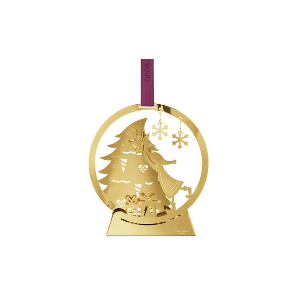 2025 Juleornament Sneglobus, guld, Georg Jensen