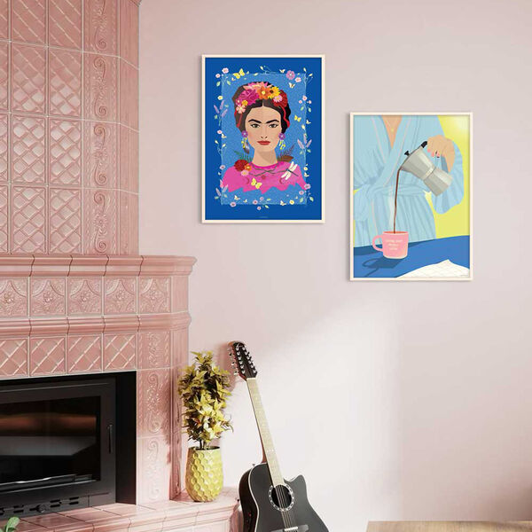 Frida Kahlo st&oslash;tteplakat, ViSSEVASSE