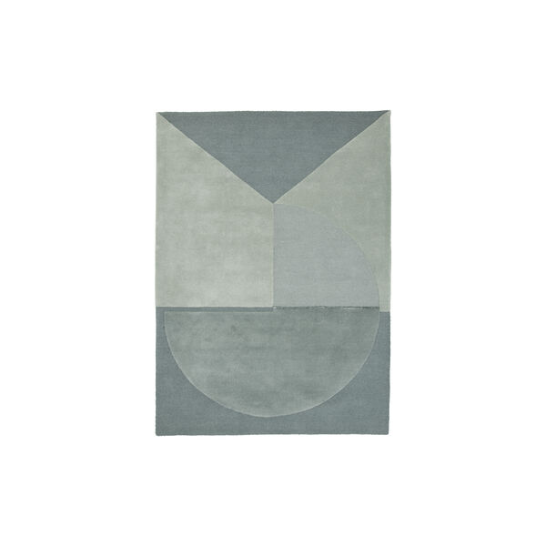 Satomi gulvt&aelig;ppe, aqua, Linie Design
