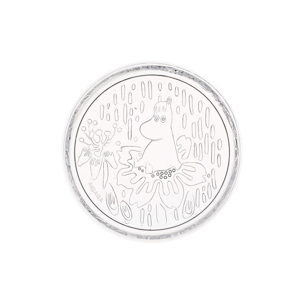 Mumi glastallerken &Oslash; 17 cm, klar, Moomin Arabia