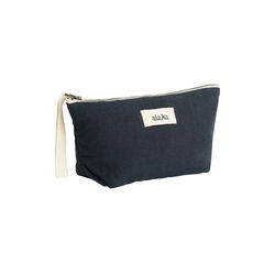 Pouch Linen Mini, navy, Aiayu