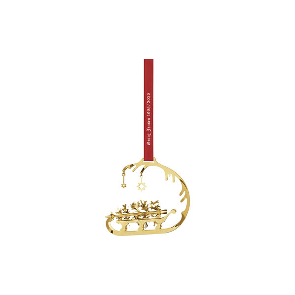 2025 Juleornament Kane, guld, Georg Jensen