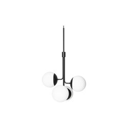 Lord Bouquet Chandelier, black/opal, Rubn