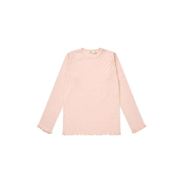 Pointelle Heart LS Tee, Copenhagen Colors Organics