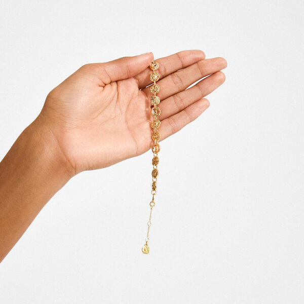 FIRE armb&aring;nd, guldbelagt, Pilgrim