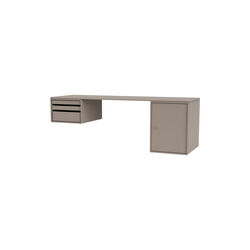 WORKSHOP skrivebord, 141 truffle, Montana Furniture