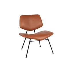 VL135 Cosy fuldpolstret loungestol, Ultra 41574/sort, VERMUND