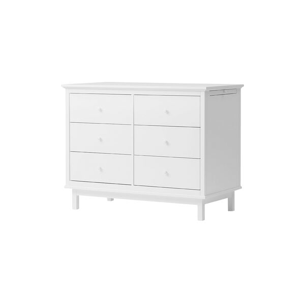 Seaside kommode med 6 skuffer, Oliver Furniture