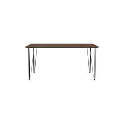 FH3605&trade; skrivebord, walnut/chrome, Fritz Hansen