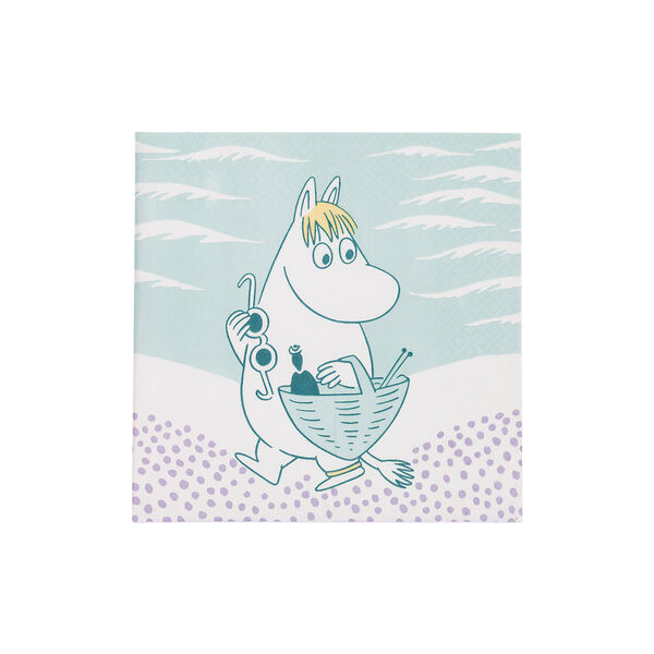 Mumi Stranddag papirserviet, Moomin Arabia
