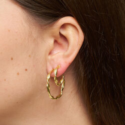 Maeve Hoops Big, fors&oslash;lvet, Pure by Nat