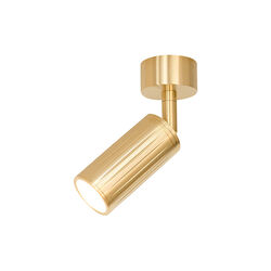 Luminar v&aelig;g-/loftspot, messing, Rama Lights