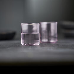 Torino shotglas 2 stk., pink, Lyngby Glas