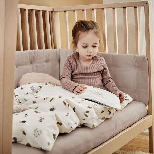 Sengerand til Leander Linea&trade; og Luna&trade; babyseng, cappuccino, Leander