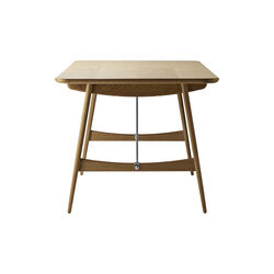 BM1160 Jagtbordet spisebord, hvidolieret eg/st&aring;l, Carl Hansen & S&oslash;n