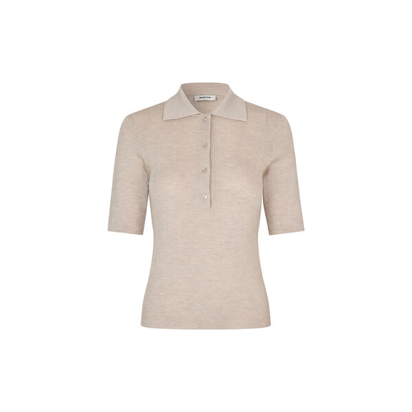 Hirokimd SS polo, summer sand, Modstr&ouml;m