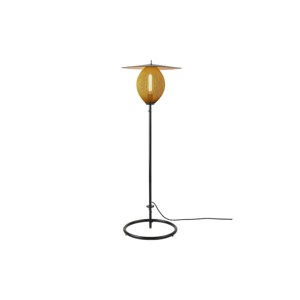 Satellite Outdoor Floor Lamp, mustard gold semi matt, GUBI