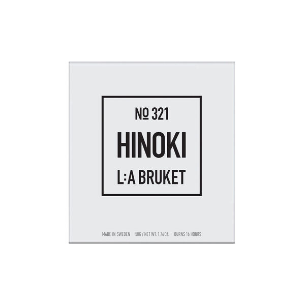 No. 321 Candle, hinoki, L:a Bruket