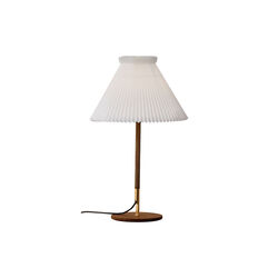 Le Klint 328 bordlampe med standardsk&aelig;rm, r&oslash;get eg, LE KLINT