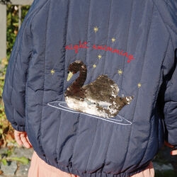 Juno Sequin Bomber Jacket, total eclipse Juno Sequin Bomber Jacket, total eclipse, Konges Sløjd