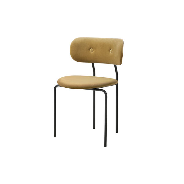 Coco Dining Chair, Velvet 294/black matt, GUBI