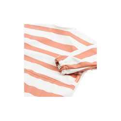 Hagesm&aelig;k med &aelig;rmer og lomme, stripes papaya, Done by Deer