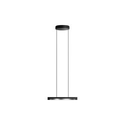INLAY S2 DISC pendel, matt black/satin silver, LIGHT-POINT