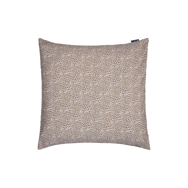 Cotton Sateen Pillowcase, stone/white/beige, Lexington