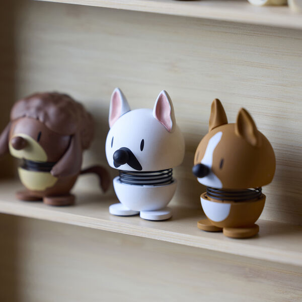 French bulldog, white, Hoptimist