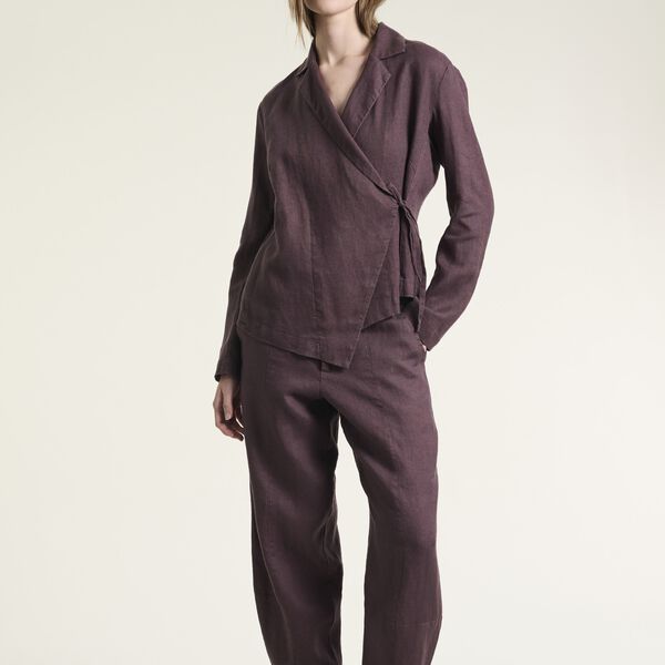 Lazy linen bukser, raisin, BITTE KAI RAND