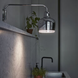 Wall Light A330S Golden Bell, chrome, Artek