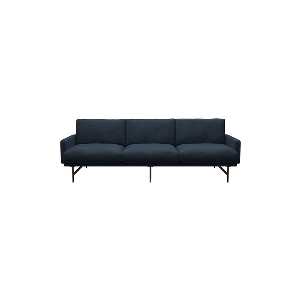 Lissoni™ PL113S sofa,  black navy 783, Fritz Hansen