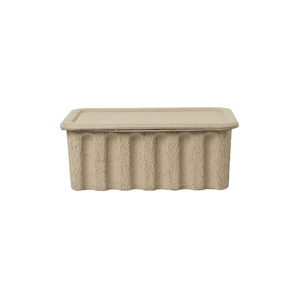 Paper Pulp Box 2 pcs, brown, ferm LIVING