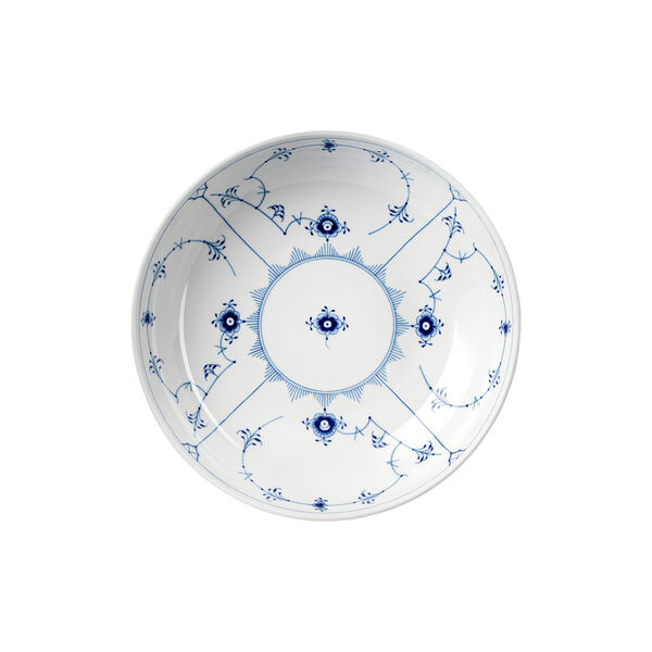 Musselmalet Riflet sk&aring;l 240 cl, Royal Copenhagen