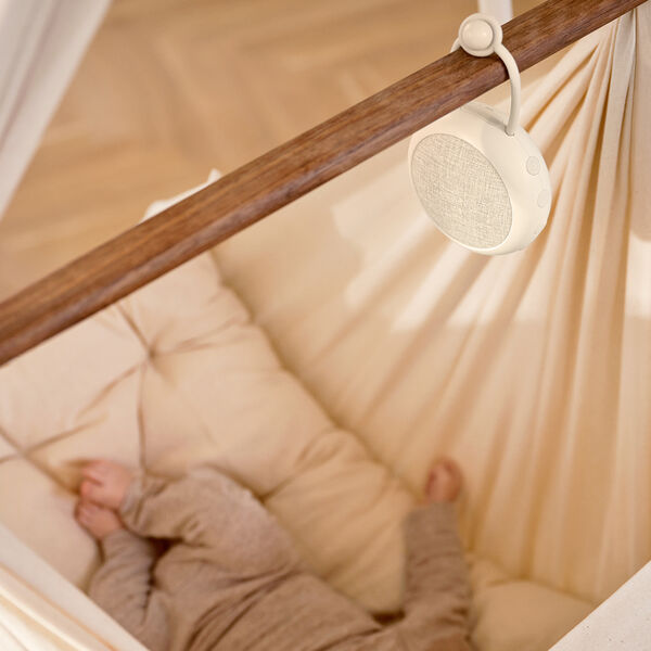 White Noise højtaler, cream white, Moonboon